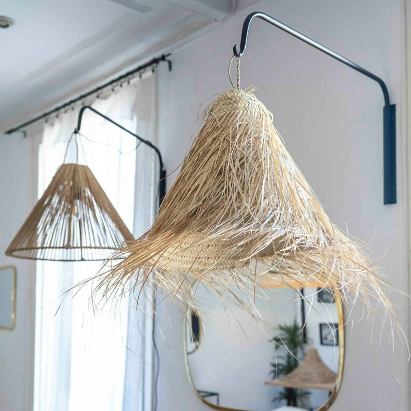 Suspension Ethnique 50 cm en Fibre de Palmier - COSYDAR