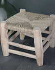 Tabouret Marocain en bois 25cm - COSYDAR