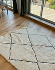 Alfombra étnica única 240x160cm