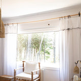 Anillas con Pinza Metálicas de 50 mm - Paquete de 10 para Barras y Cortinas Grandes