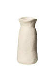 Vase en Céramique Blanc H 23cm SHOK - COSYDAR