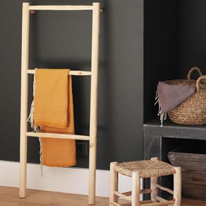 Echelle Deco en Bois Naturel 150cm