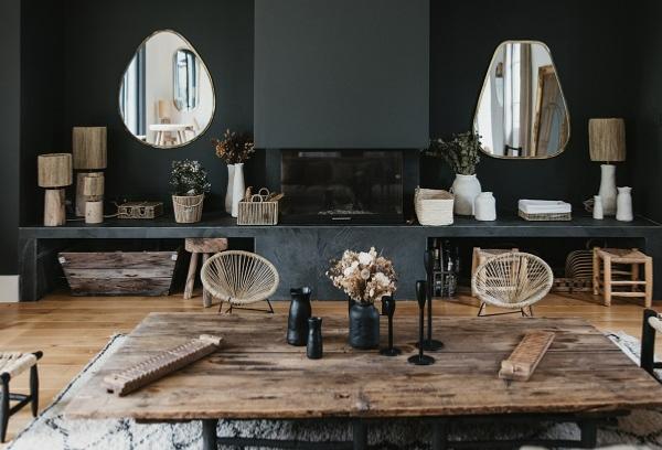 Miroir Egg 90x73cm LAITON
