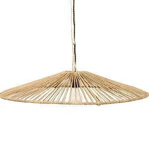  Suspension Parasol en Corde de Palmier 62cm