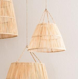  Suspension TERA 20cm en Raphia