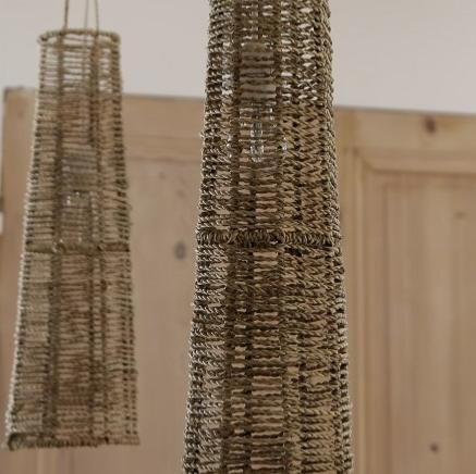 Suspension SHIRINDA 50cm en Corde de Palmier 