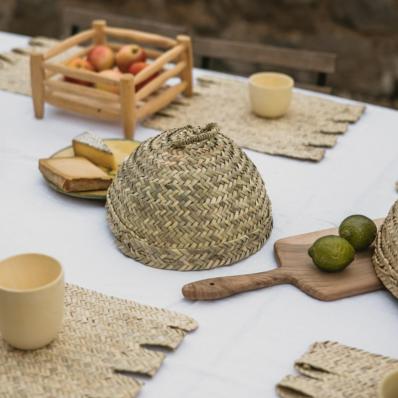 Égouttoir en Bois Artisanal - Carré