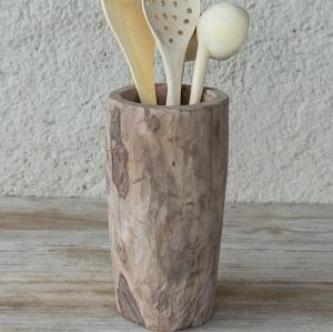 Pot Deco en bois de noyer M