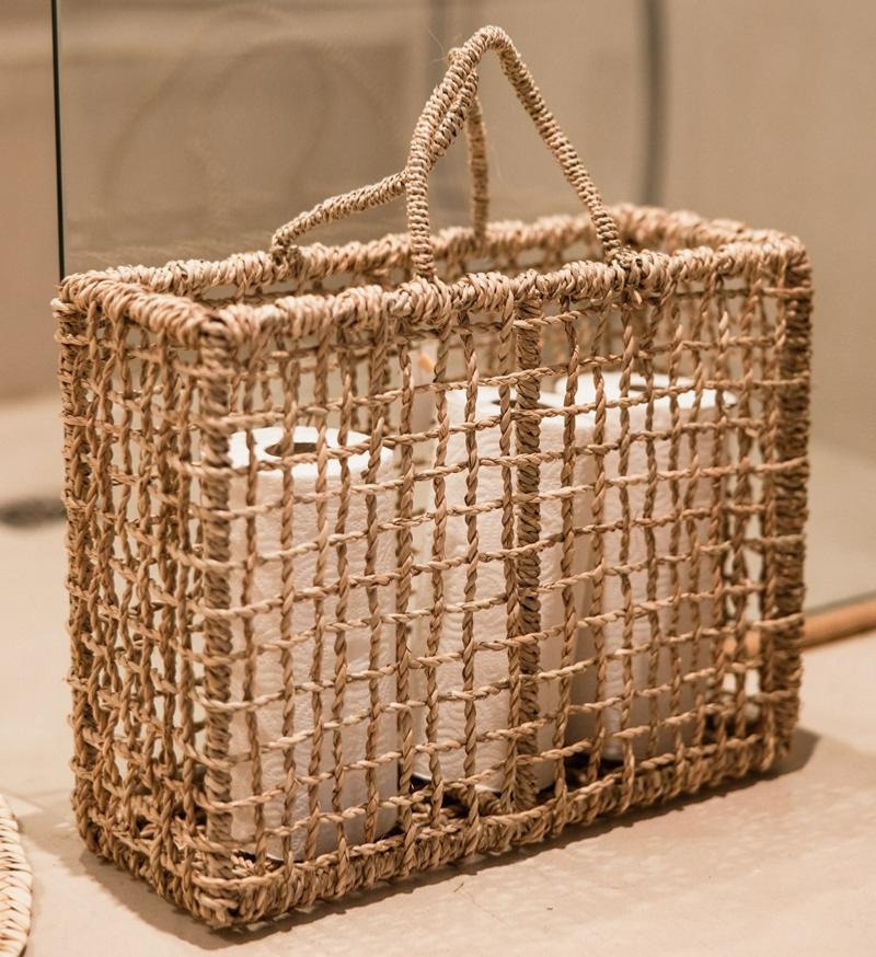 Porte Revues Cosy tressé en Palme M
