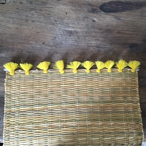 S - Set de Table Pompons Jaune
