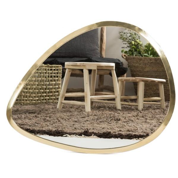 Miroir Egg 70x56cm LAITON