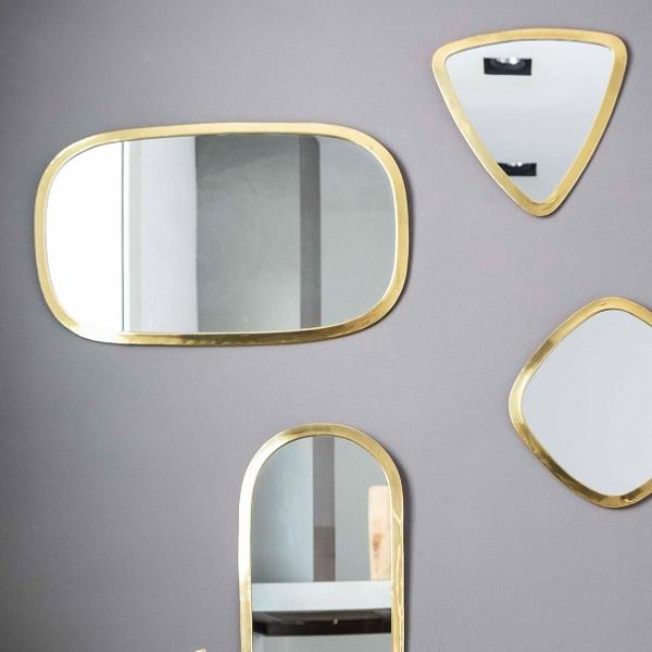 Miroir GAMEN 58x34cm LAITON