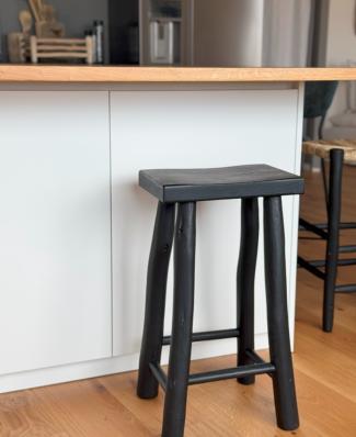 Tabouret Artisanal RYO Noir