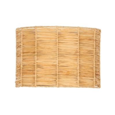 Applique tresse en raphia naturel WASI 18x25cm