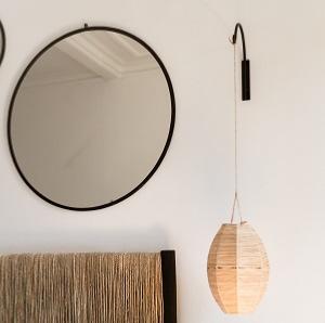 Suspension GUBY 30x20cm en Raphia