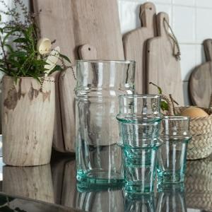 Beldi, Vase en verre soufflé 20cm