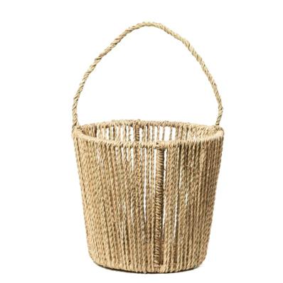 Panière tressé en fibre naturelle Kawai