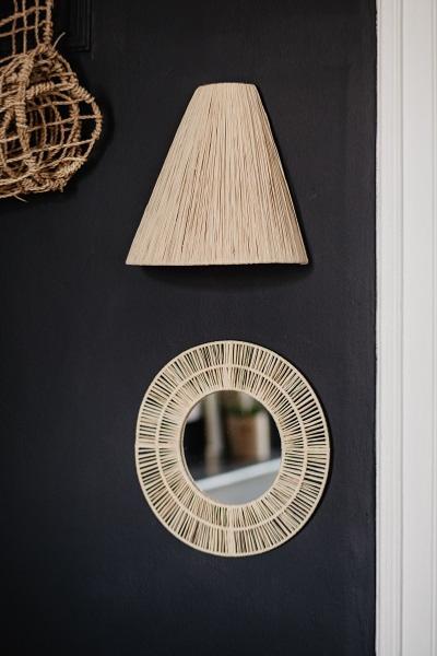 Appliques tresses en feuilles de palmier ou en Raphia