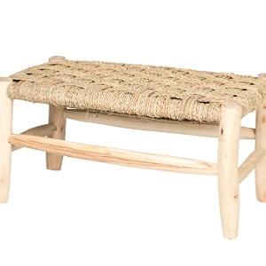 Petit Banc en Bois et Corde