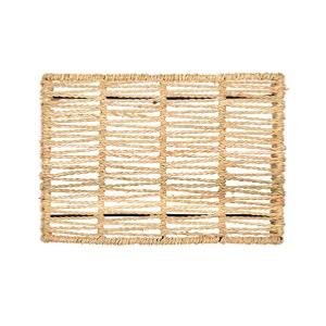 Applique Tressée en corde de palmier 15x25cm C