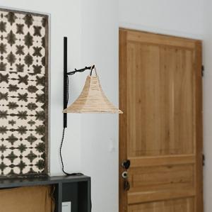 Suspension KUMO 18x30cm en Raphia