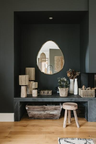 Miroir en laiton