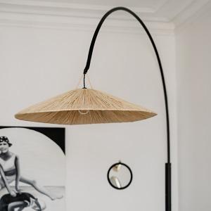  Suspension Parasol 70cm en Raphia