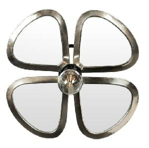  Applique Lule en Maillechort 40cm