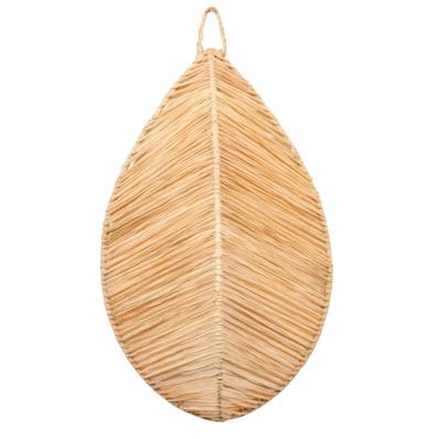 Applique tresse en raphia naturel PALMA 45x25cm