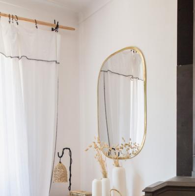 Miroir en Laiton Doré GAMEN