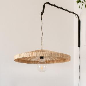  Suspension Parasol 65cm en Raphia