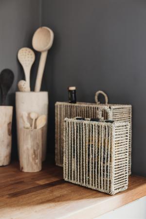 Corbeille KABE en fibre naturelle 28CM