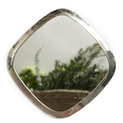 Miroir Carré en Maillechort 30cm