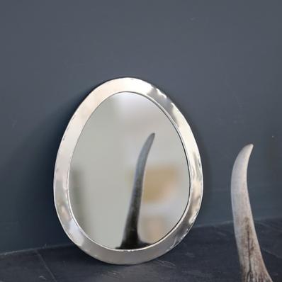 Miroir Argent GOUTTE 24X20cm