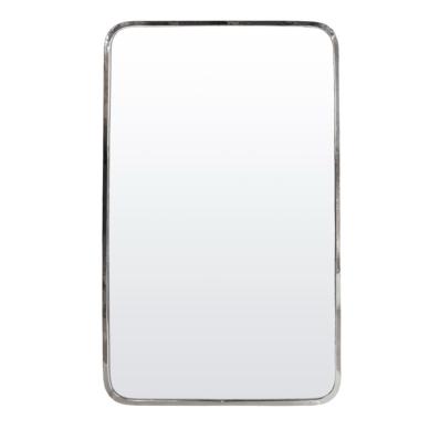 Miroir Rectangulaire Arrondi en Maillechort Fait Main