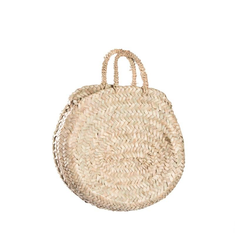 Sac rond tressé cheap