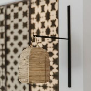 Luminaires tresss en Raphia naturel