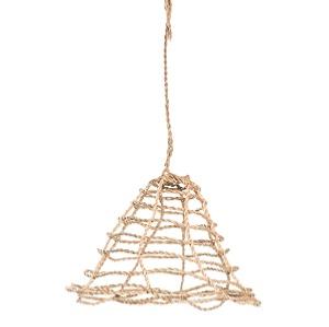 Suspension X NETTO tressée en palme, Conique S
