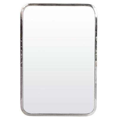 Miroir Rectangulaire Arrondi en Maillechort Fait Main
