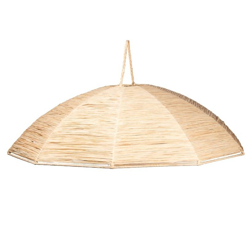 Suspension tressée en Raphia PARASOL 90cm