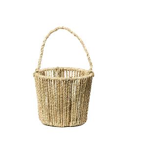 Panière Kawai tressé en fibre naturelle S
