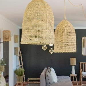      Luminaires Tresss en Feuille de Palmier
