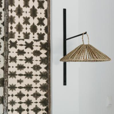 Suspension tresse en Corde de Palmier Parasol 28cm
