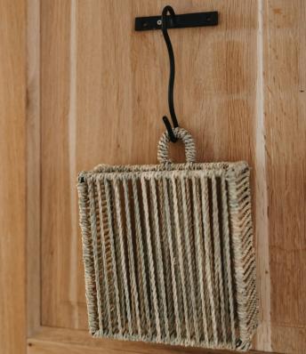 Corbeille tressée en fibre naturelle KABE