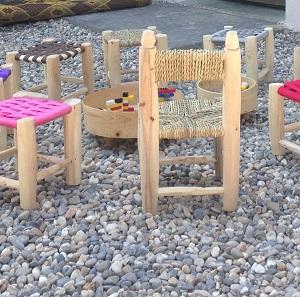 Wicker chair, small