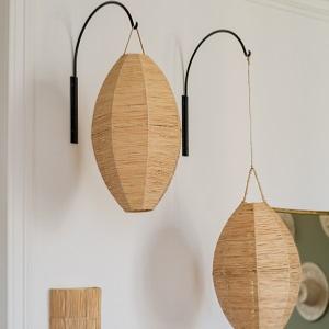 Suspension GUBY 50x30cm en Raphia
