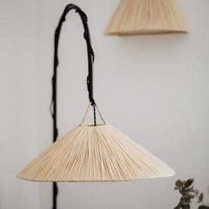 Suspension Parasol 50cm en Raphia