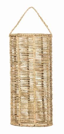 Suspension TUBE 40cm en Corde de Palmier L