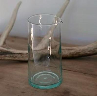 Carafe Beldi en verre Recyclé 19cm