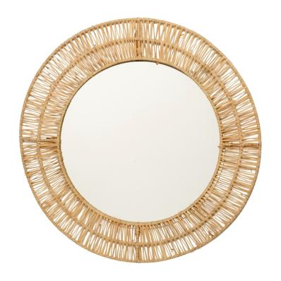 Miroir Tress en Raphia Naturel - 53cm